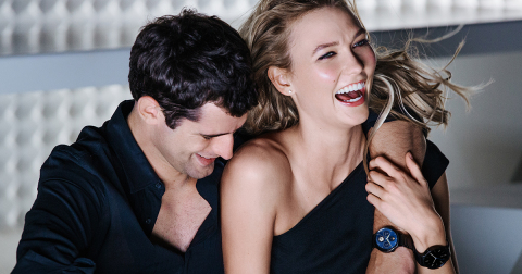 Behind the scenes of Mario Testino's Huawei Watch photography shoot with Sean O'Pry and Karlie Kloss (Photo: Business Wire) 