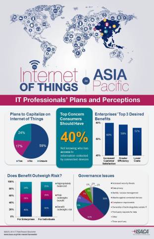 IT professionals share their plans and perceptions related to the Internet of Things. (Graphic: Business Wire)