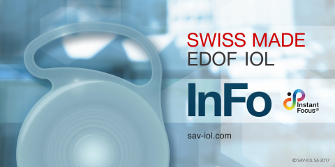 InFo Lens – 瑞士生产的用于白内障手术的延伸焦深人工晶体（照片：InFo Lens） 