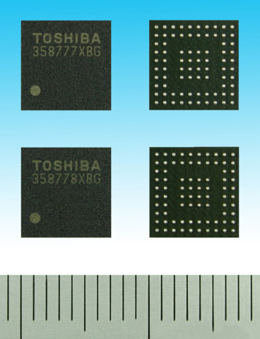 用於液晶顯示器的東芝介面橋接器LSI（照片：美國商業資訊） 