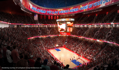 Las Vegas All Net Arena Interior (Photo: Cuningham Group Architecture, Inc.)
