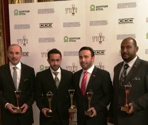 阿联酋内政部代表团出席Stevie奖颁奖典礼（照片：美国商业资讯）
