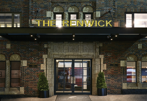 希尔顿Curio Collection品牌以装饰艺术酒店Renwick酒店首次亮相纽约（照片：美国商业资讯）