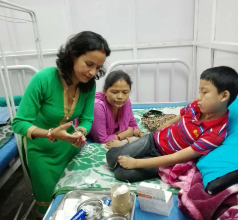 向尼泊爾捐贈人體細胞株衍生重組第八凝血因子製劑Nuwiq（照片：美國商業資訊） 