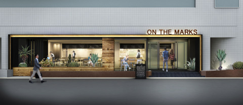 ON THE MARKS facade image (Graphic: Business Wire) 