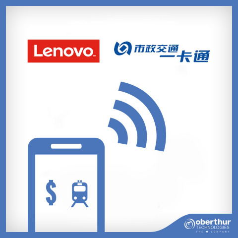在欧贝特科技的支持下，联想和BMCA携手在中国推出非接触式移动交通服务（照片：美国商业资讯） 