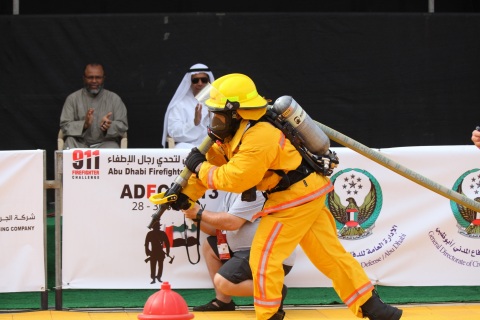 2014阿联酋国际消防员挑战赛（照片：美国商业资讯）