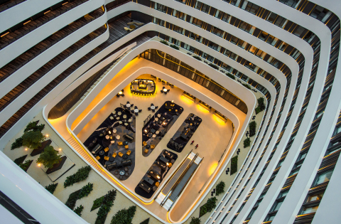 Hilton Redefines the Airport Hotel Concept with New, State-of-the-Art Hilton Amsterdam Airport Schiphol (Photo: Business Wire)
