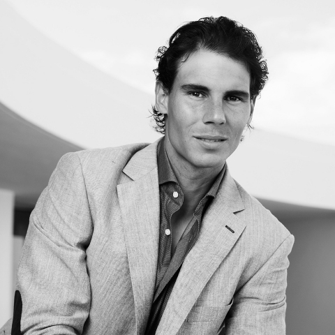Rafael Nadal身着Tommy Hilfiger Tailored男士西装（照片：美国商业资讯） 