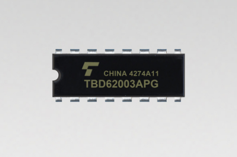 东芝：新一代晶体管阵列“TBD62003APG” （照片：美国商业资讯） 