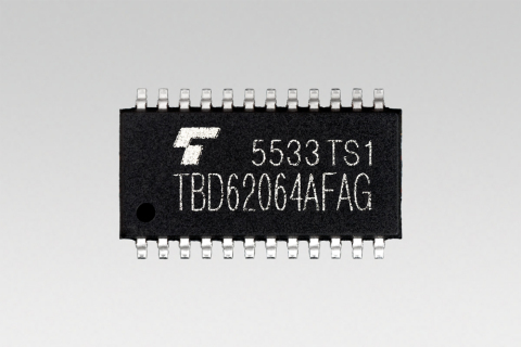 东芝：搭载1.5A漏型输出驱动器的DMOS FET晶体管阵列“TBD62064AFAG”（照片：美国商业资讯） 