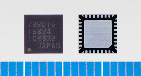 東芝：三相無刷馬達驅動晶片TC78B016FTG（照片：美國商業資訊） 