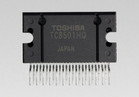 东芝：用于汽车音响的电流反馈4声道功率放大器IC “TCB501HQ”，其具备增强的失调电压检测功能。（照片：美国商业资讯） 