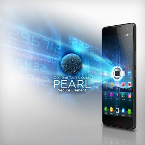OT PEARL eSE equips the new nubia Z7 to enable CUP mobile payment service (Photo: Business Wire)
