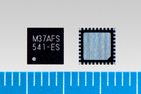 東芝：TMPM37AFSQG——搭載內建預驅動器、採用ARM(R) Cortex(R)-M3的全球最小向量控制微處理器（照片：美國商業資訊）。 