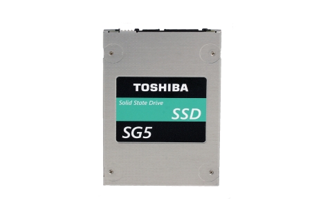 東芝：15nm TLC NAND 「SG5系列」用戶端SSD 2.5型（照片：美國商業資訊） 