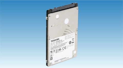 Toshiba two-platter 7mm-height 2.5-inch HDD (Photo: Business Wire) 