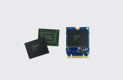 Toshiba: World's First PCI Express Single Package SSD (Photo: Business Wire)
