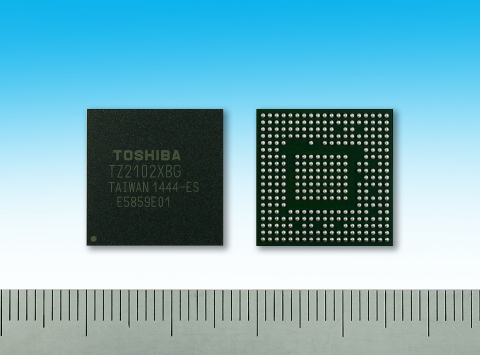 东芝：基于ARM(R) Cortex(R)-A9的“TZ2100组”应用处理器，声音及图像数据挖掘和安全功能均得到增强（照片：美国商业资讯） 