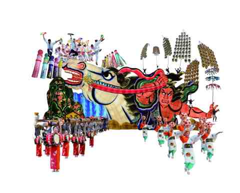 在TOKYO SHINTORA MATSURI举办的东北六魂祭（照片：美国商业资讯） 
