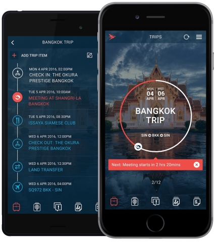 TravelerBuddy - 伴您无忧出行的创新一站式旅行规划 App。 只需一个创新旅行应用就可找到您的所有旅行相关文件（照片：美国商业资讯）