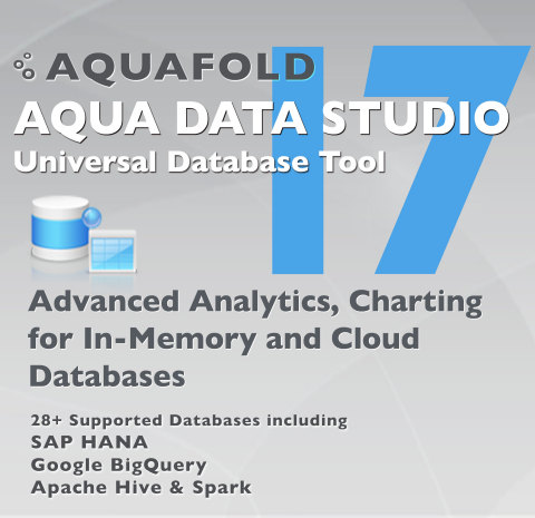 Aqua Data Studio v16 (Graphic: Business Wire) 