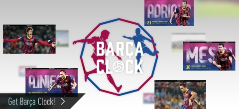BARCA CLOCK, the PC Screen Saver (Graphic: Business Wire)
