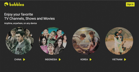 New Pan-European Pay TV Platform bobbles.tv offers Television for International Communities (Graphic: Business Wire) 