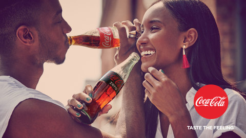 來自「可口可樂品味感覺」廣告活動的圖片（照片：美國商業資訊）