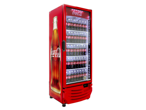 可口可乐公司用于全球新部署设备的无氢氟烃类冷却器模型之一。（照片：美国商业资讯）

