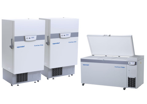 來自於Eppendorf的CryoCube® F570h、F570和FC660h超低溫冰箱（照片：美國商業資訊）。