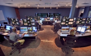 iN DEMAND's sports control room, used for managing live sports distributed on SES-3. (Photo: Business Wire) 
