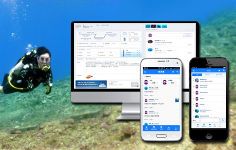Scuba Diving Logbook Sharing SNS, Divememory (Graphic: Business Wire) 
