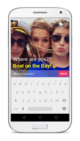 雅虎推出即時通訊新方式Yahoo Livetext：一款適用於iPhone和Android手機的即時無聲視訊及文字簡訊應用程式。（照片：美國商業資訊） 