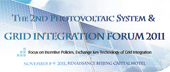 2nd Annual Photovoltaic & Grid Integration Forum 2011