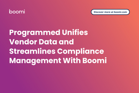 Programmed 借助 Boomi 实现供应商数据统一管理，优化合规管理流程