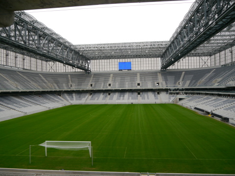 Panasonic's LED systems at Arena de Baixada (Photo: Business Wire)
