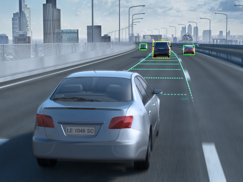 Toshiba: artist's impression of the image recognition processor function (Graphic: Business Wire)