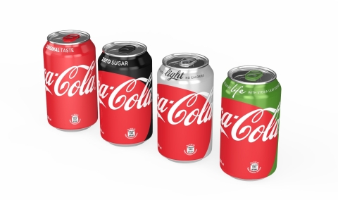 可口可樂“One Brand”包裝——355毫升罐裝（照片：美國商業資訊）