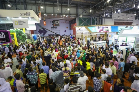 During Sharjah International Book Fair 2017 (Photo credit: Sharjah Book Authority)