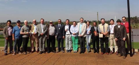 His Excellency Majid Ali Al Mansouri with IAF Members (Photo: AETOSWire)