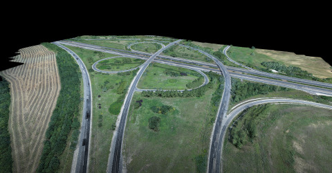 Ventus-Tech used YellowScan Surveyor, which includes Velodyne Lidar’s Puck™, to collect data along a 47-kilometer segment of the M1 highway in northwestern Hungary. (Photo: Business Wire)