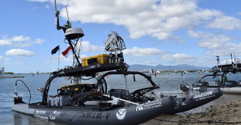 通过Maritime RobotX挑战赛，下一代工程师可了解到Velodyne激光雷达3D感知如何为自动驾驶船提供支持。（照片：美国商业资讯）