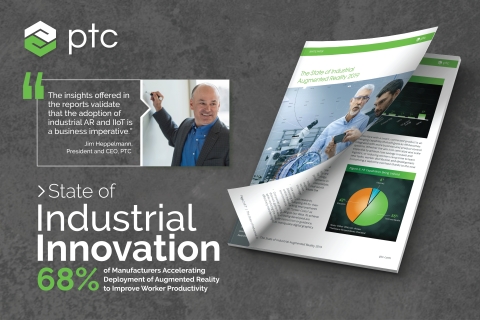 PTC发布2019年“工业创新现状”系列报告。（图示：美国商业资讯） 

