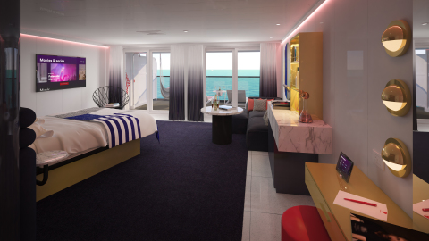 RockStar Suite on Virgin Voyages’ Scarlet Lady (Photo: Business Wire)