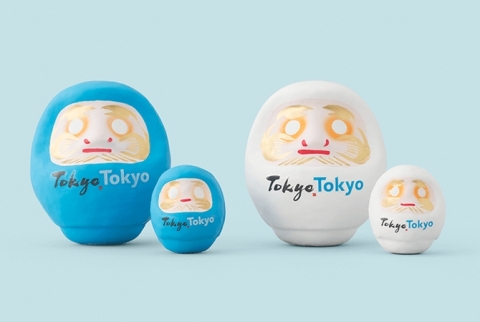 達摩不倒翁(大:HappyDaruma / 小:MameHapy)(照片:美國商業資訊)