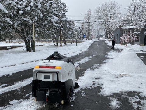 智行者將在其大量生產的商用自動駕駛汽車中使用Velodyne雷射雷達感測器，包括掃街車、轎車和物流車。（照片：智行者）