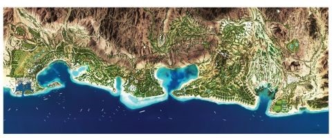 AMAALA Triple Bay总体规划图(照片:AETOSWire)