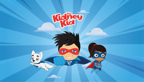 On World Kidney Day 2020, Fresenius Medical Care’s Corporate Social Responsibility program “The Kidney Kid” goes international, empowering children and families with tools to help prevent chronic kidney disease from an early age. (Graphic: Business Wire)