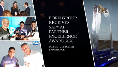 BORN Group Receives SAP® APJ Partner Excellence Award 2020 for SAP CUSTOMER EXPERIENCE (Photo: Business Wire) 